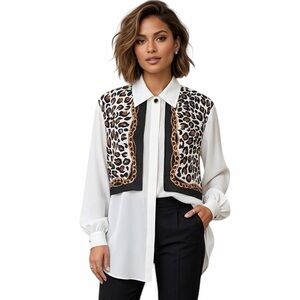 Vintage 90s Erena Blose Animal Print Size 16W